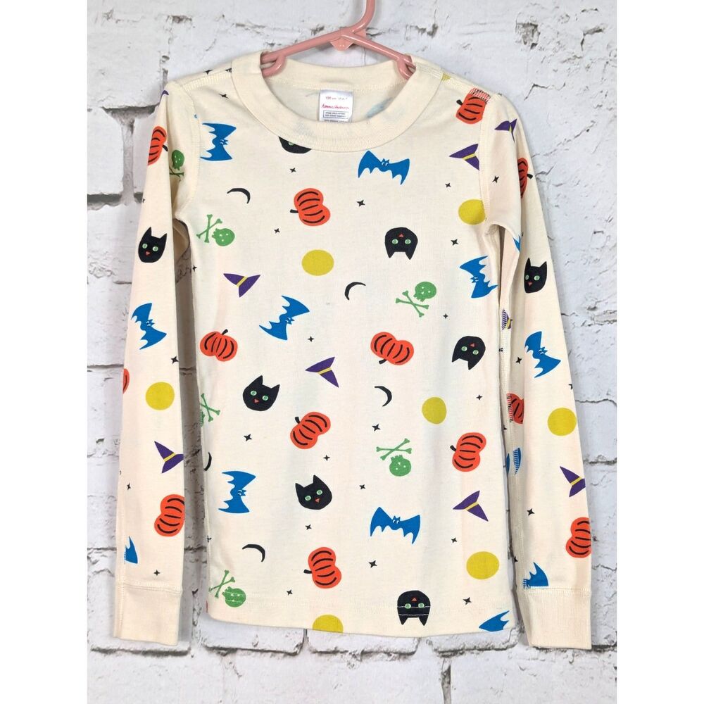 HANNA ANDERSSON Unisex 100% Organic Cotton Halloween PJ T-Shirt Top US 6/7